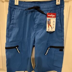 Wrangler Boys Tech Cargo Shorts in Blue